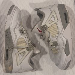 Size 7 - Jordan 4 Retro Mid White Oreo
