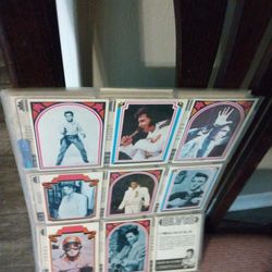 Elvis Info Cards  2 Sets ,66 Each 