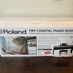 Roland FRP-1 Digital Piano/ keyboard Bundle. 