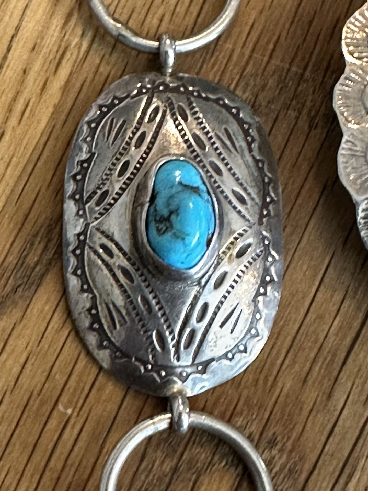 Sterling Silver/ Turquoise Concho Belts