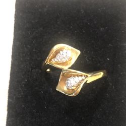 Lily With Diamonds Ring