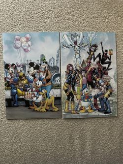 D23 2024 Expo Wolverine & Donald Duck Exclusive Comic Variant set of 2