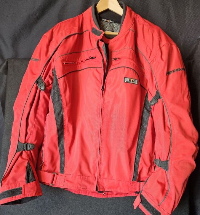 Fieldsheer Balistic Nylon Large Motorcycle Jacket with Liner Mens Size 2XL