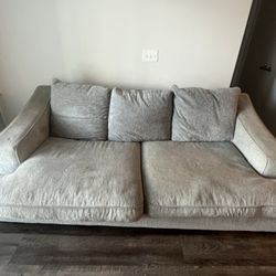 Grey Couch And Love Seat! 