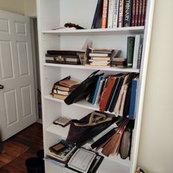 Wide 6 Shelf Bookshelf