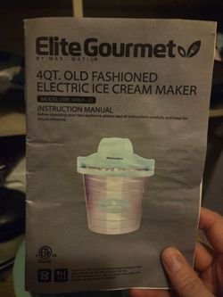 Homemade icecream maker