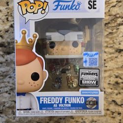 FREDDY FUNKO AS VOLTRON 2,000 PCS QUEST FOR THE GRAIL FUNDAYS SHOW EDITION 2025