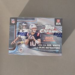 2025 Topps Chrome NFL Mega Box Factory Sealed | Rookie QBs, Refractors | NEW