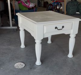 Side table, solid wood .