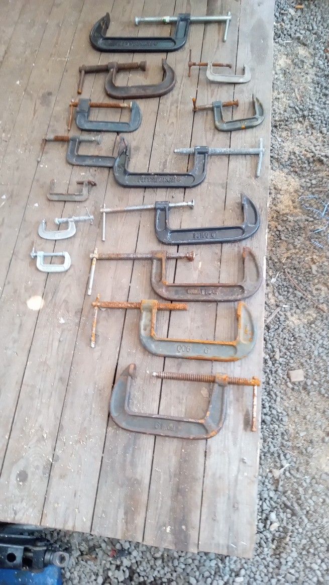 C Clamps All Different Sizes