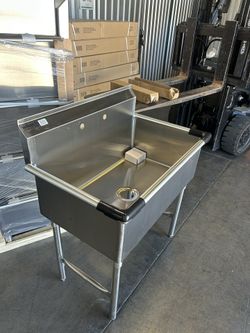 36” Wide Single Huge Bowl Commercial Sink Brand New