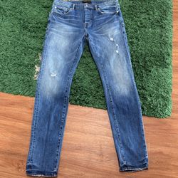 Purple Brand – Distressed Denim Jeans Blue – 33 – PreOwned