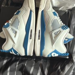 JORDAN 4 MILITARY BLUE SIZE 10 