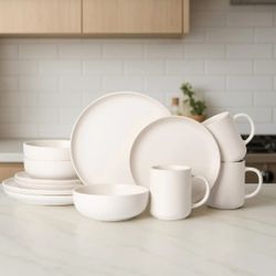12pc Stoneware Dining.