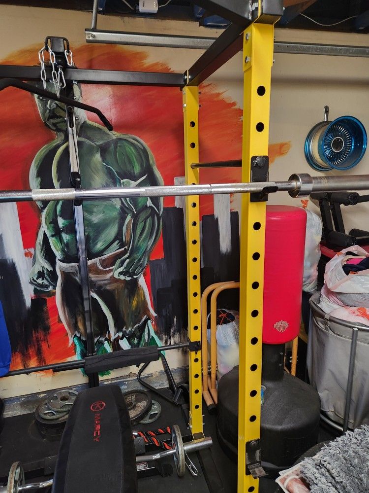 Full Squat Rack Setup 