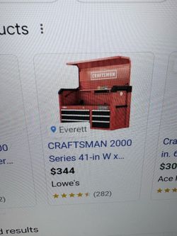 Craftsman 6 drawer tool chest