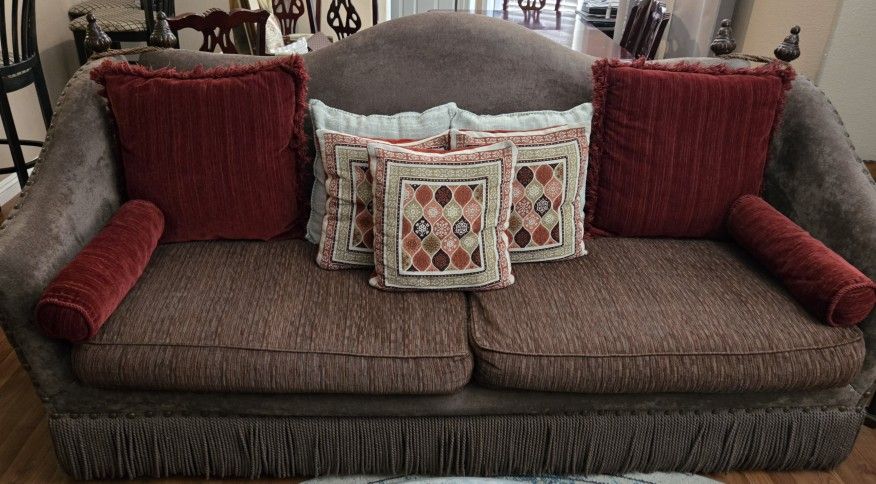 Large Sofa And End Table
