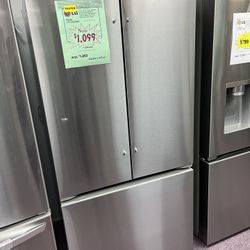 Refrigerator, LG New Open Box 33” fridge 