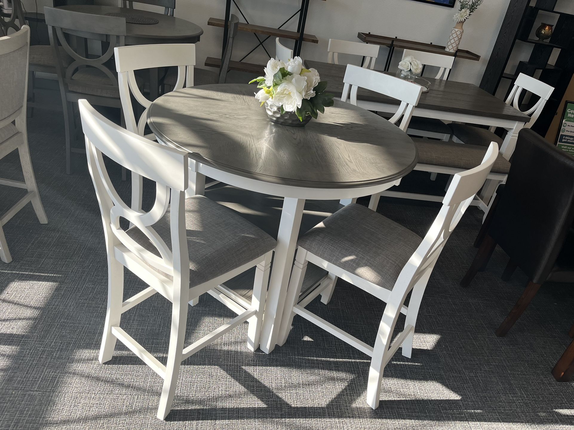 5pc Counter Height Dining Table Set