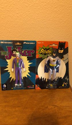 Dc Batman and Joker bendable