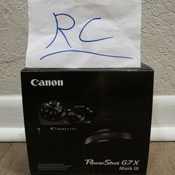 Canon Power Shot G7X Mark III digital camera - point and shoot (SILVER/BLACK - USA Version)