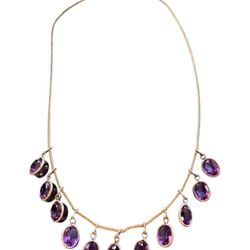 Antique Amethyst Necklace