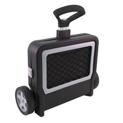 Fusion Cargo Cart, 41"H x 21"W x 18 3/4"D, Black