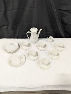 Rosenthal Germany Floral Porcelain Coffee Tea Dinnerware Set