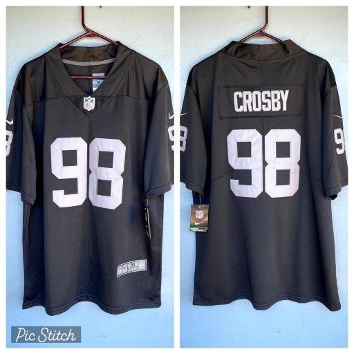 Raiders Crosby Jersey Size XL XXL 2XL