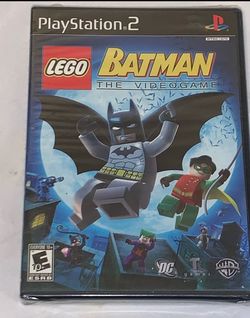 LEGO BATMAN THE VIDEO GAME PLAYSTATION 2 NEW and SEALED