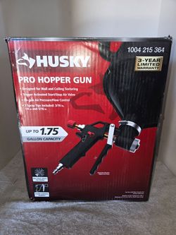 Husky Pro Hopper Texture Gun New (Price Is Firm)