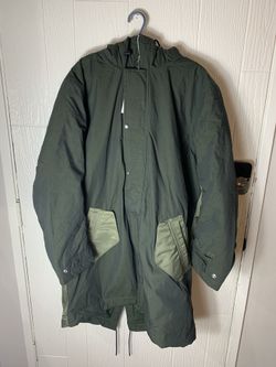  Nike Reversible Therma-Fit Sideline Parka Coat Green Jacket DD6775-355 Men’s size Large