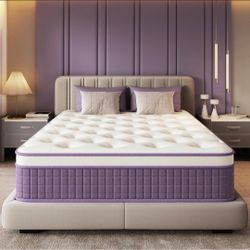 12 Inch Full Size Hybrid Mattress in a Box, CertiPUR-US Certified Mattress with Gel Memory Foam and Pocket Springs,Pressure Relief &Medium Firm