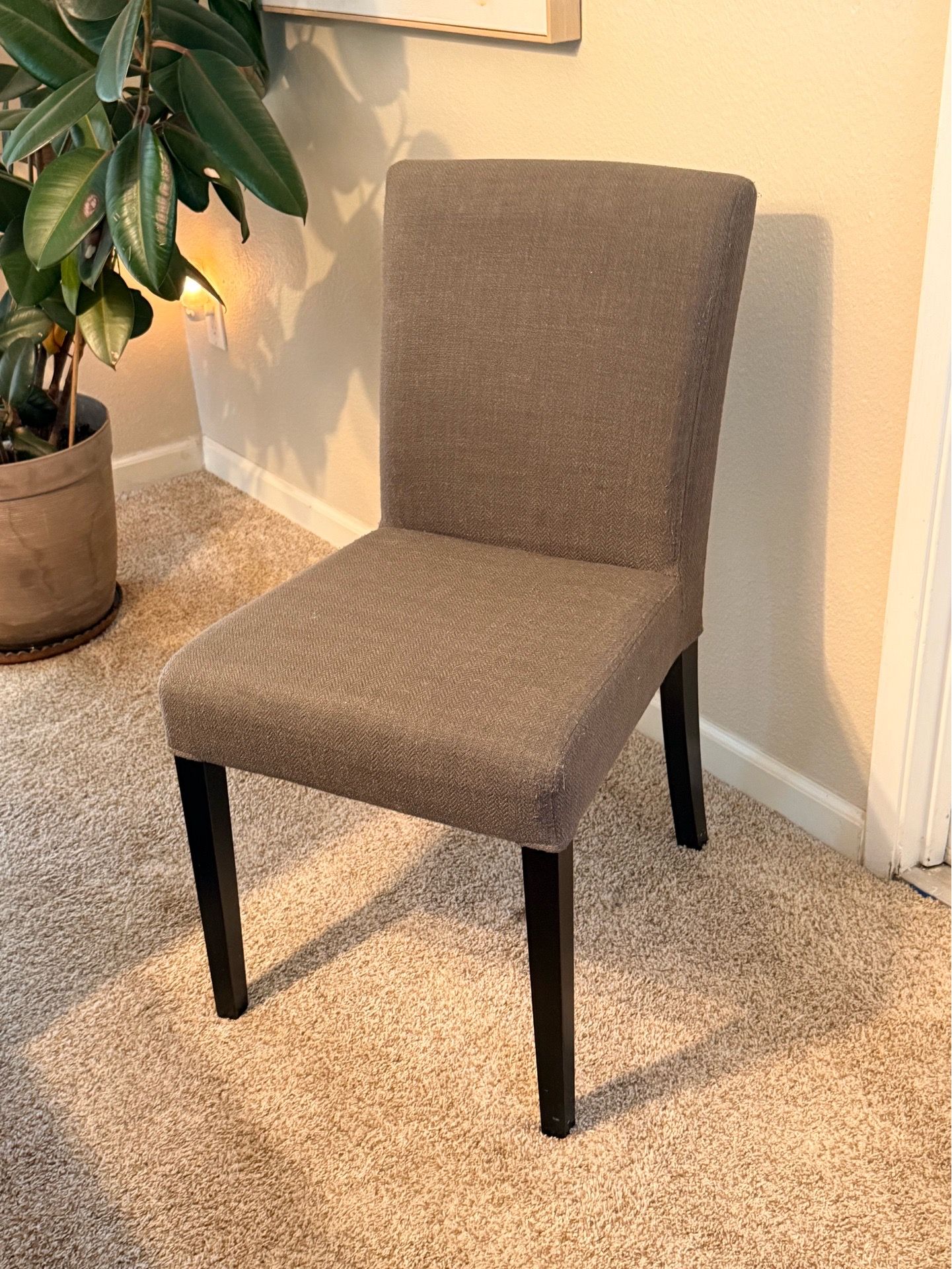 Crate and Barrel dining chairs