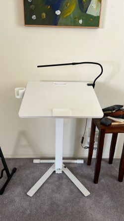 IKEA mittzon laptop table with casters