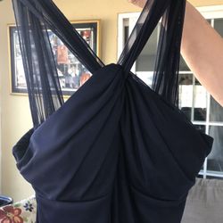 Midnight Blue Evening Dress