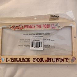 Winnie The Pooh License Plate Cover