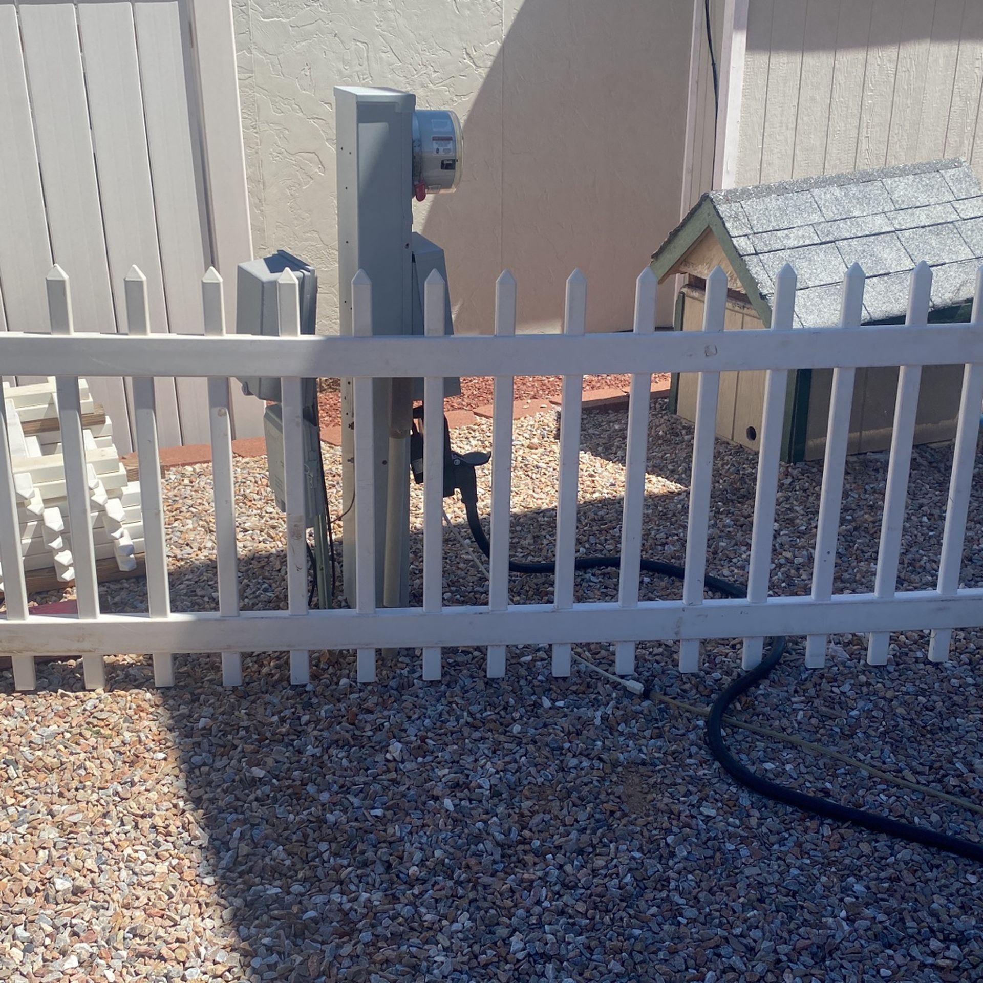 White Vinyl Fencing