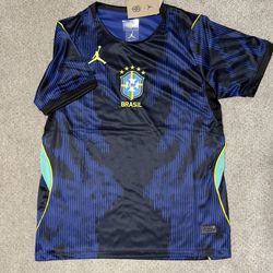 Jordan Brazil National Soccer Team away Jersey