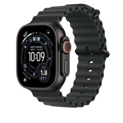 NEW Genuine Apple Watch Ocean Black Band Fits: 44 45 46 49mm Authentic One Size