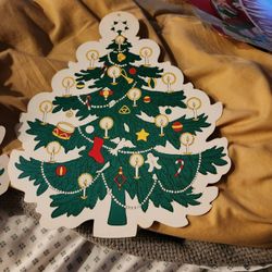 Vintage Christmas Cardboard Decoration's 9 In ADD 6.00 A Peice 