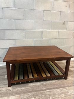 Mesa de centro madera