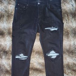 Amiri MX1 Baby Blue Leather 