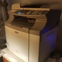 Ricoh All-in-One Color Laser Printer/Scanner/Fax Paper Trays and Toner