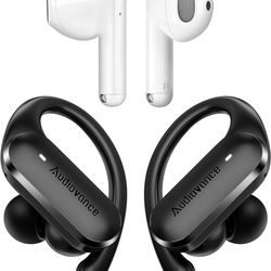 2 Sets Wireless Earbuds Bluetooth Headphones Ideal Gifts, Nature 301 & Speed 301, 2 Sets Wireless Ear Buds for iPhone & Android (SPNT 301
