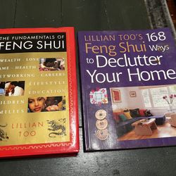 THE FUNDAMENTALS OF FENG SHUI (Hardcover) & LILLIAN TOO’S 168 FENG SHUI WAYS TO DECLUTTER (YOUR HOME (Paperback) 
