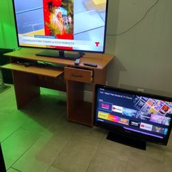 Samsung  Smart TV 46", Magnavox32", Fire Stick, Desktop. All Together $170