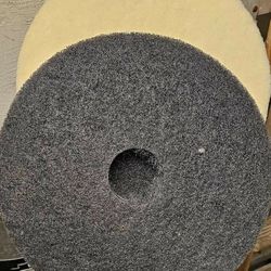 Buffer Polish Pads 17 Inch New Black And White