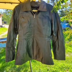 Mens Leather Jacket Size 2XL