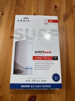 Arris surfboard S33 modem 3.1 DOCSIS